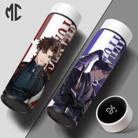 (((mc) Mã kite sun ce fu rong smart student thermos cup high-value nhiệt độ đo hiển thị nhiệt độ nước cốc thép không gỉ 304