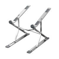 MC Nuoxi N8 Giá đỡ laptop gấp đôi mới, cao hơn, bằng kim loại hợp kim nhôm, làm mát máy tính để bàn, di động