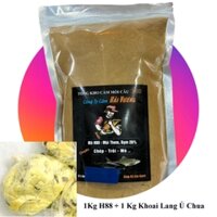 MC09 ( COMBO 2Kg) Gồm 1Kg Cám và 1Kg Khoai Lang Ủ Chua Dùng Câu Chép Trôi Mè, Trắm, Rô Phi.. Cực Nhạy