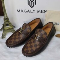 MC09 Giày Lười, Giày Moccasin Da Bò Cao Cấp Louis Vuitton