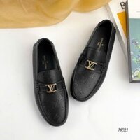 MC21 Giày Lười, Giày Moccasin Da Bò Cao Cấp Louis Vuitton