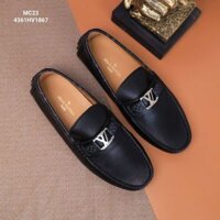 MC23 Giày Lười, Giày Moccasin Da Bò Cao Cấp Louis Vuitton