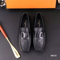 MC43 Giày Lười, Giày Moccasin Da Bò Cao Cấp Louis Vuitton