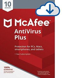 McAfee Antivirus Plus 2019 Product key 5 Devices 1 Year Subscription Email Activation Download