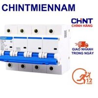 MCB 4 Pha 100A Aptomat NXB-125 4P C100 10Ka Hãng CHINT