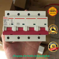MCB 80A 100A 125A Aptomat 4P Át tô mát át tép 80A 100A 125A HUYU EXB3-125 DZ47N-125 4PHA