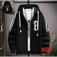 Mcbb 44-80 kg áo khoác nam nữ áo gió nam form rộng hiphop unisex áo khoác nón choàng lạnh chống nắng
