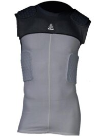 McDavid 787-CL Classic Logo HexPad 5 Pad Body Shirt Grey & Black 3XL [Misc.]