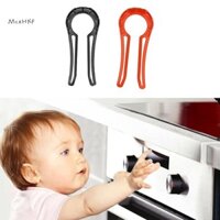 Mcehkf 1 / 5 Chiếc Bếp Tay Cầm Khóa Bếp Gas Núm Khóa Bé Chống Lò Nướng Núm Nắp Khóa Chống Trẻ Em Bếp Gas Núm Có Dụng Cụ Chống Trẻ Em Mới