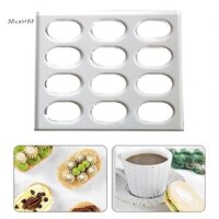 Mcehkf 1 Cái Rõ Ràng Polycarbonate Dacquoise Khuôn Bánh Hình Bầu Dục Hình Tròn Dakovaz Macaron Khuôn Trang Trí Bánh Dụng Cụ Máy Nướng Mới
