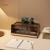 Mcehkf Router Hộp Bảo Quản Kệ Treo Tường Wifi Hộp Sắp Xếp Punch-Free Ổ Cắm Hộp Set-Top Hộp Tổ Chức Bảo Quản Phòng Khách Mới