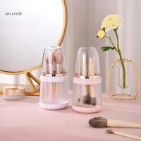 Mcehkf Trong Suốt Cọ Trang Điểm Giá Đỡ Di Động Để Bàn Trang Điểm Tổ Chức Hộp Bảo Quản Dụng Cụ Trang Điểm Hộp Đựng Có Nắp Mới