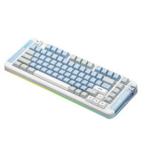 MCHOSE X75 82 Kyes Mechanical Gaming Keyboard Hot Swappable Hyacinth/Ice Cream Switch RGB Type-C/2.4G/bluetooth Tri-mode