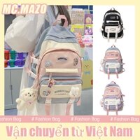 MC.MAZO  Balo đi học cỡ lớn xinh xắn phong cách Hàn Quốc cho nữ sinh