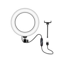 Mcoplus LE-10 18W 3200K-5500K 10inch Dimmable LED Selfie Ring Light USB Photography Video Fill Light with Phone Holder M