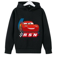 Mcqueen cars in quần áo trẻ em áo khoác nỉ cho bé trai cotton baby hoodie