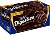 McVitie's Digestive Dark Chocolate Wheat Biscuits Bánh Quy Nguyên Cám Sô Cô La Đen 200g
