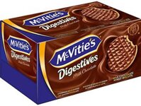 McVitie's Digestive Milk Chocolate Wheat Biscuits Bánh Quy Nguyên Cám Sô Cô La Sữa 200g