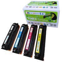 MCXROU MC-H215A (No Chip) Compatible Toner Cartridge Replacement for HP 215A 215 W2310A W2311A W2312A W2313A for Color Laser Pro MFP M182nw M183fw ...