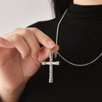 MD051 MẶT DÂY CHUYỀN TITAN HÌNH CHỮ THẬP THÁNH GIÁ (giá chưa bao gồm dây)