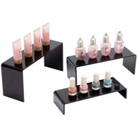 MD8550,  Bộ kệ chữ U bậc thang mica đen đa năng trưng bày sản phẩm mô hình ,  . Mica