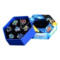 Mdd Katekyo Hitman Tái Sinh Vongola Nhẫn Hợp Kim Anime Cosplay Nhẫn Trang Sức Thời Trang Nam Nữ Trẻ Em Quà Tặng Cosplay Phụ Kiện