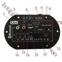 MDL151 Mạch Loa Kéo Có Bluetooth - Điều Khiển Từ Xa H10A 120W