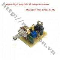 MDL365 Module Mạch Xung Điều Tốc Động Cơ Brushless Không Chổi Than 3 Pha 12V-24V V2