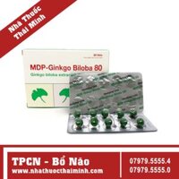 MDP – Ginkgo Biloba 80mg (3 vỉ x 10 viên)