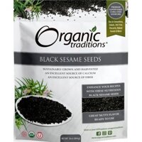 Mè đen hữu cơ (Organic Black Sesame Seeds) - Organic Traditions - 227g & 454g