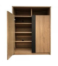 ME LIVING Tủ giày bằng gỗ ép Thái Lan SUPRA W60XD30XH82cm màu gỗ sồi