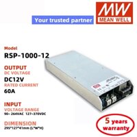 Mean WELL RSP-1000-24 RSP-1000-12 RSP-1000-48 Bộ nguồn chuyển mạch Nguồn điện Meanwell DC