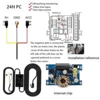 (MEBR) 12/24V to 5V Car Dash Cam Wire 3.2m Mirror DVR Hardwire Cable Kit Video Recorder Mini Micro-USB Charger Line