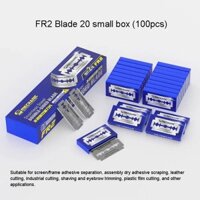 Mechanic FR2 Lưỡi dao hai mặt bằng thép không gỉ Sharp Edge 2 Lắp ráp Keo khô Cạo keo Làm sạch Loại bỏ Dao cạo
