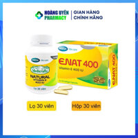 Medicrafts Natural Vitamin E Enat 400 IU Mega - Chai 30 viên