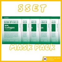 Medifil Collagen Mask Pack 30 ml x 5 Gói Cica Calming face Tấm làm mát hàng ngày dưỡng ẩm mặt làm dịu da mặt Hàn Quốc