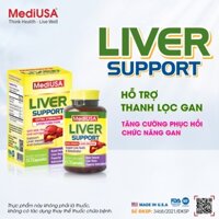 MediUSA LIVER SUPPORT SẢN PHẨM GIÚP THANH LỌC GAN, TĂNG CƯỜNG PHỤC HỒI CHỨC NĂNG GAN