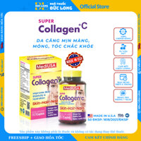 MediUSA Super Collagen + C Viên uống giúp làm đẹp da, săn chắc da