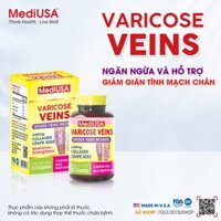 MediUSA VARICOSE VEINS SẢN PHẨM HỖ TRỢ NGĂN NGỪA GIÃN TĨNH MẠCH CHÂN