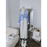 MEET - Quần Linen Trắng Túi Trước