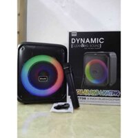 MEG Gadget Brodu Bts-1739 Đèn LED Màu 8 Inch Karaoke Bluetooth Portable Sạc Siêu Trầm Không Dây