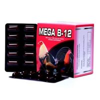 Mega B12 vitamin nuôi dành cho gà đá (1 hộp 100 viên).