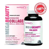 Mega beauty collagen biotin hỗ trợ da,móng,tóc khỏe mạnh Collagen type I,III tốt cho da,xương,Không có đậu nành,tinh bột