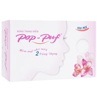 [MEGA GIFT] BÔNG TẨY TRANG POP PUF (100 miếng)