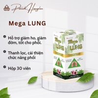 MEGA LUNG - Hỗ trợ giảm ho, giảm đờm, tốt cho phổi, thải độc phổi, ngăn ngừa các bệnh liên quan đến phổi