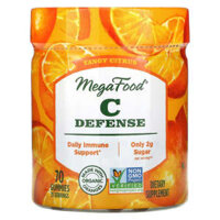 MegaFood C Defense Tangy Citrus 70 Gummies