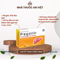 MEGANIN - Bổ gan, hỗ trợ điều trị các bệnh viêm gan do rượu, do virus - Hộp 60 viên
