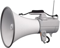 Megaphone đeo vai TOA ER-2930W-Loa đeo vai 45W có còi hụ, màu xám nhạt