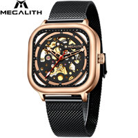 Megir Luxury Men Đồng Hồ Cơ Tự Động Skeleton Hollow Đồng Hồ Đeo Tay Thép Không Gỉ Tourbilion Đồng Hồ Chống Thấm Nước Dạ Quang LazadaMall