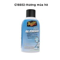 Meguiar's Xịt Khử Mùi, Diệt Khuẩn Nội Thất Xe Hơi Hương Mùa Hè - Air Refesher -Summer Breeze Scent-G16602